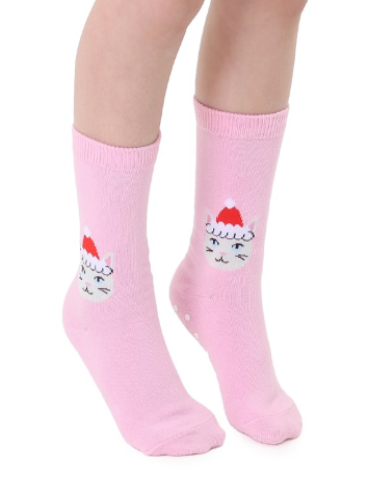 Holiday Cat Kids Socks