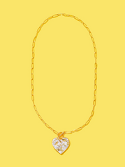 Paperclip Heart Necklace