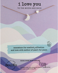 Moon I Love You Necklace