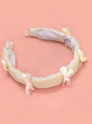 Ivory Bow Headband