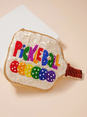 Pickle Ball Shape Coin Purse