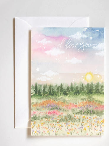 Love You Landscape Card