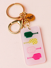 Pickleball Paddle Keychain