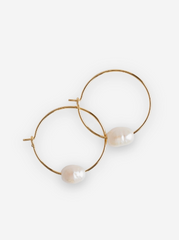 Pearl Hoops