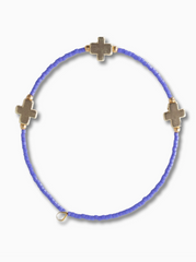 Periwinkle Cross Bangle