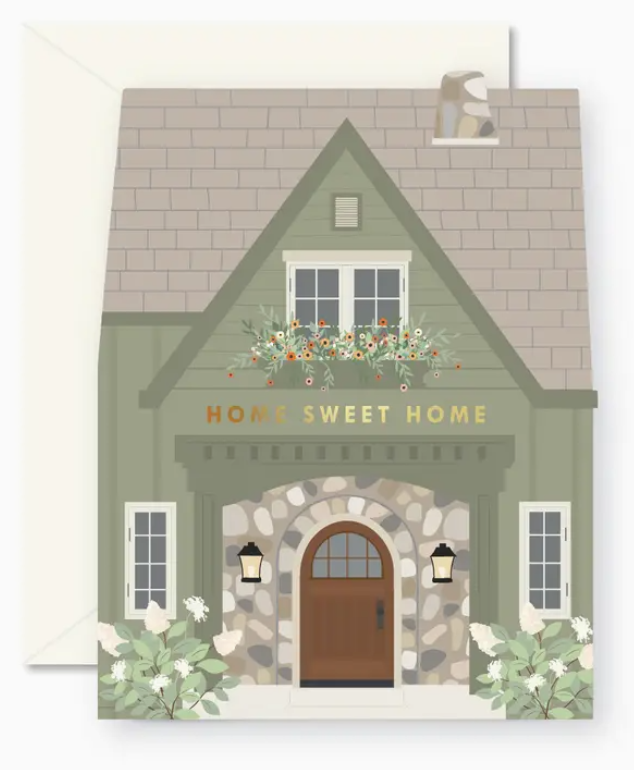 Green Home Sweet Home Card