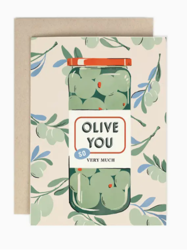 Olive You Card