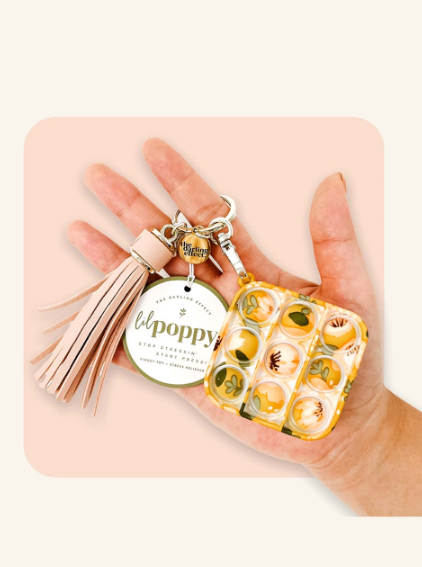 Lil Poppy Sage Keychain