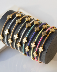 Lavender Cross Bangle