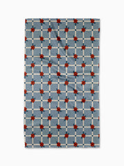 Floral Parade Grid Tea Towel