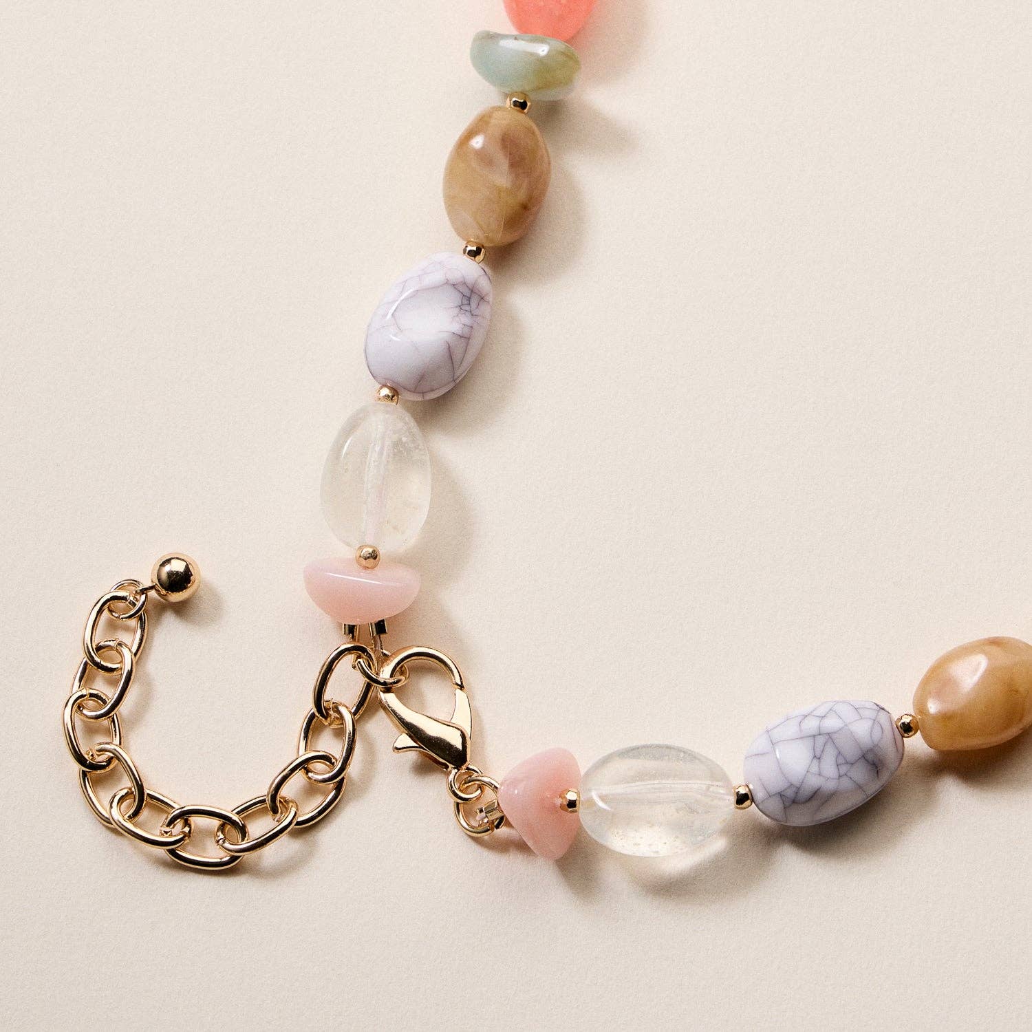Organic Resin Bead Necklaces