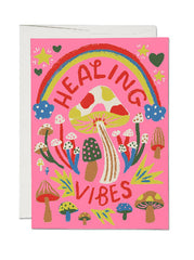 Healing Vibes greeting card