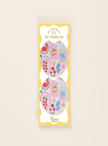 On the Road Car Coaster Set–Ciao Bella