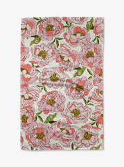 Peony Paradise Tea Towel