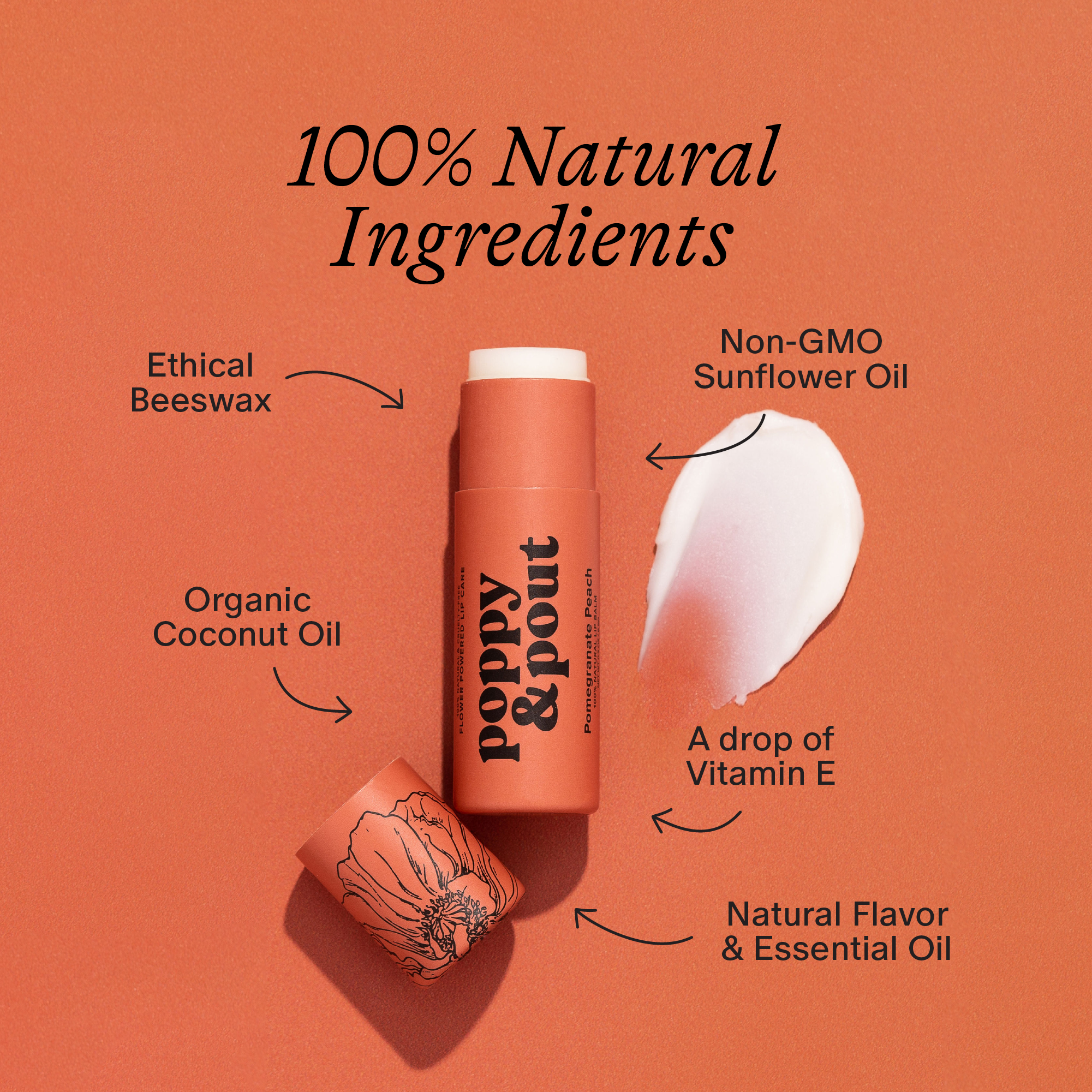 Lip Balm Pomegranate Peach