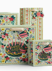 Floral Cake Gift Bag