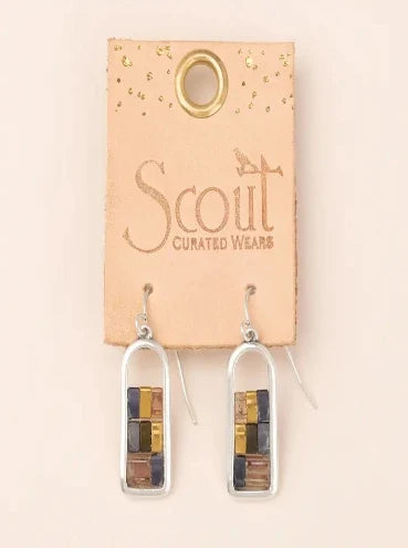 Good Karma Grey Earrings