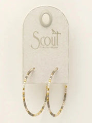 Pewter Small Hoop Earring