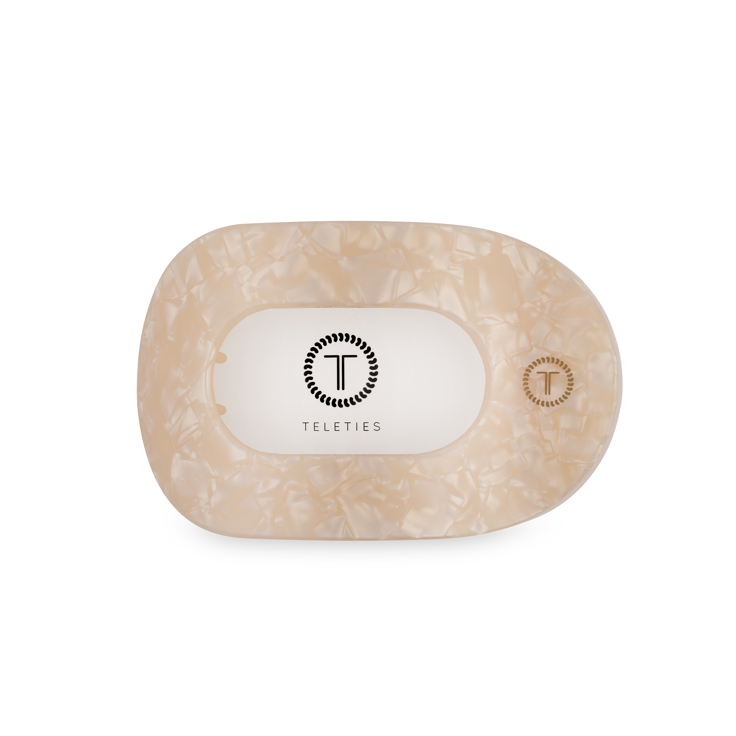 Flat Round Hair Clip | Medium | Soft Surf