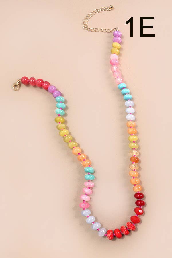 NATURAL AGATE GLASS Necklace