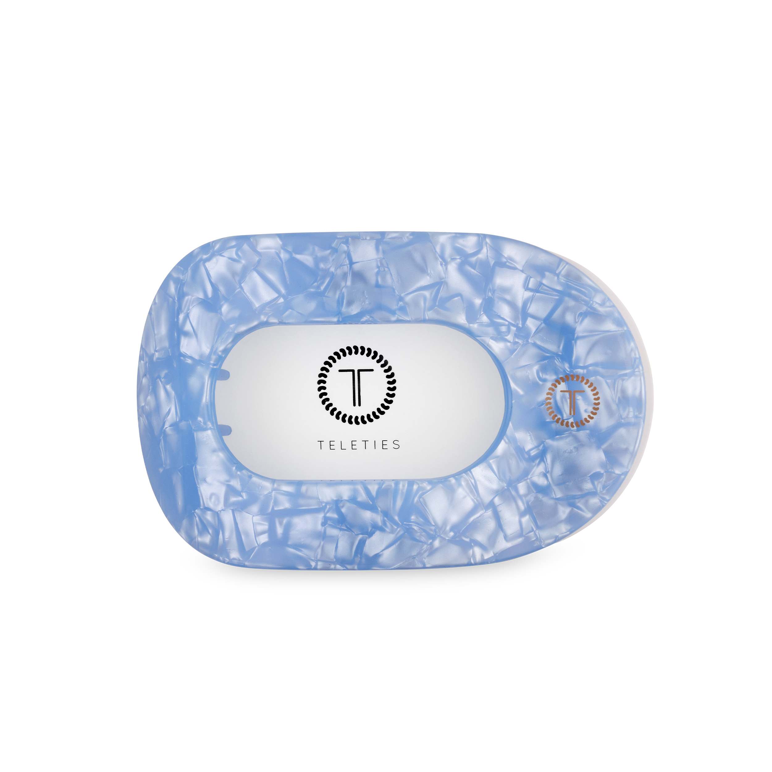 Flat Round Hair Clip | Medium | Blue Lagoon