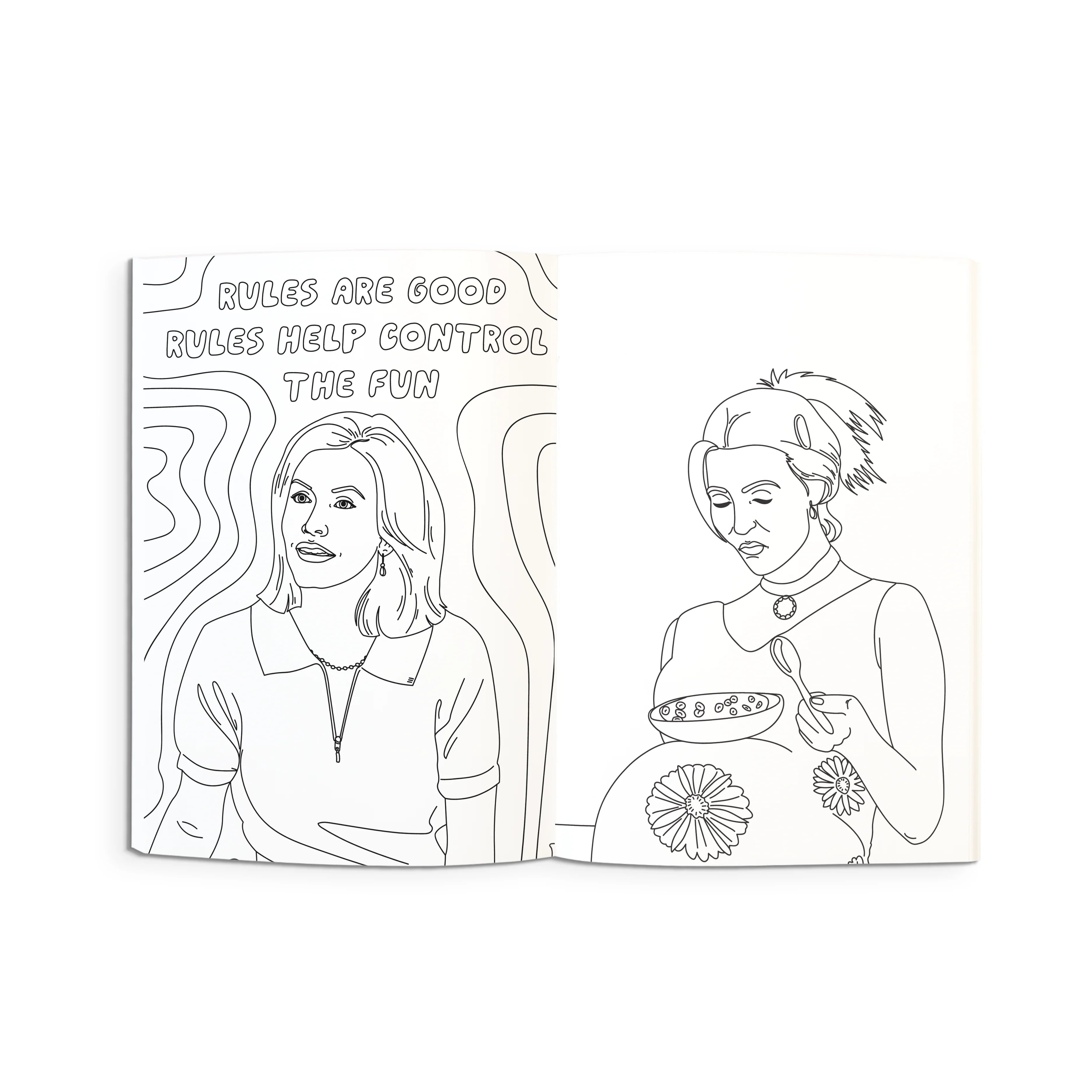 Friends Fan Coloring Book