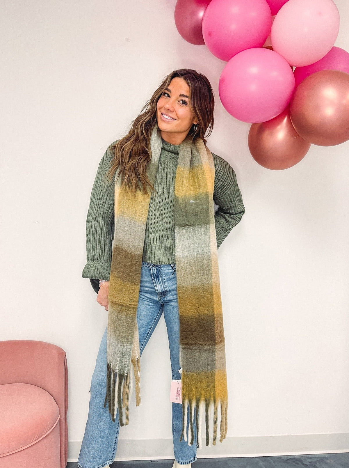 Out & About Gold Scarf